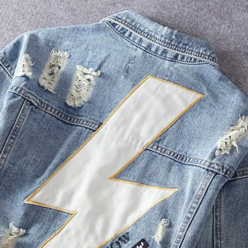 Denim Jacket men size M 4XL plus size