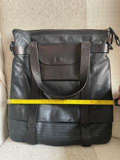 Diesel Leather Satchel Bag / Vertical Tote