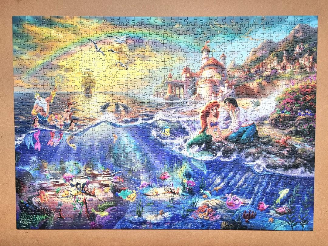 Disney Schmidt Jigsaw Puzzle 1000pc The Little Mermaid, Hobbies