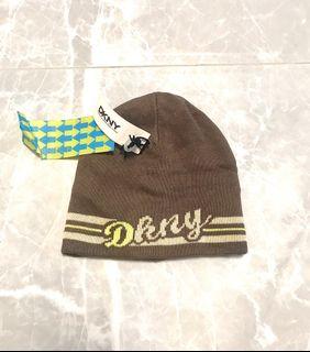 DKNY Kids Reversible Beanie - Size 52 (Brown/Beige)