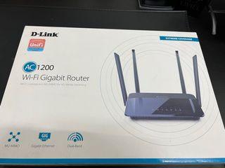 DLINK Wifi gigabyte Router AC 1200