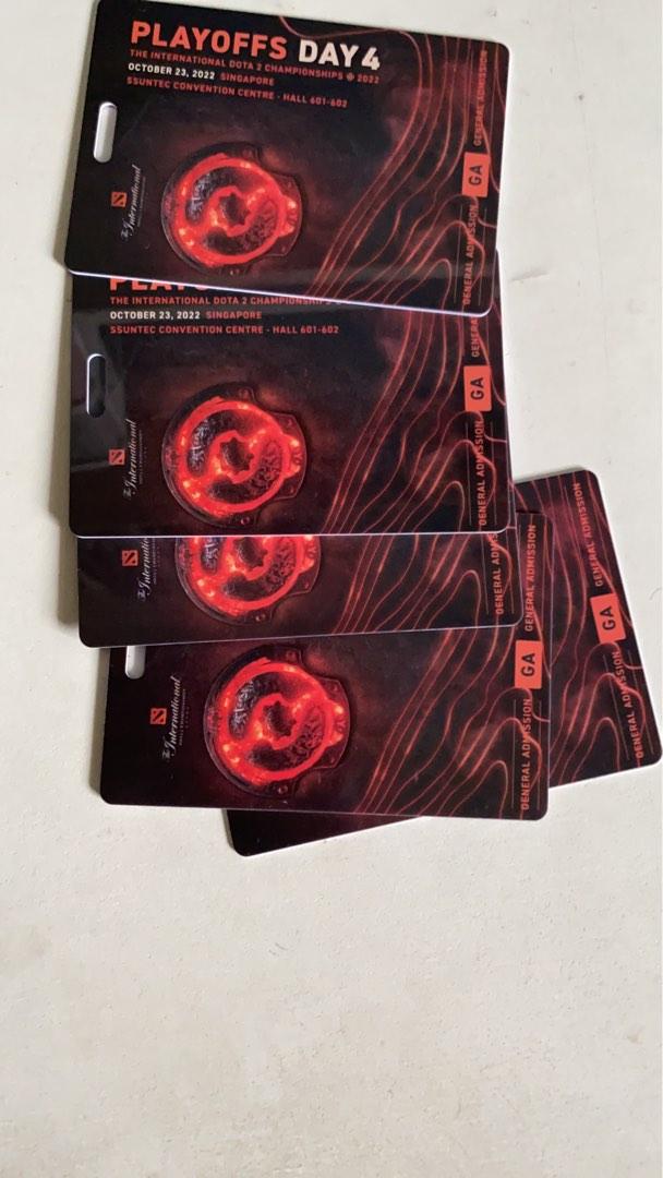 Dota 2 International Tickets 23 October, Tickets & Vouchers, Event