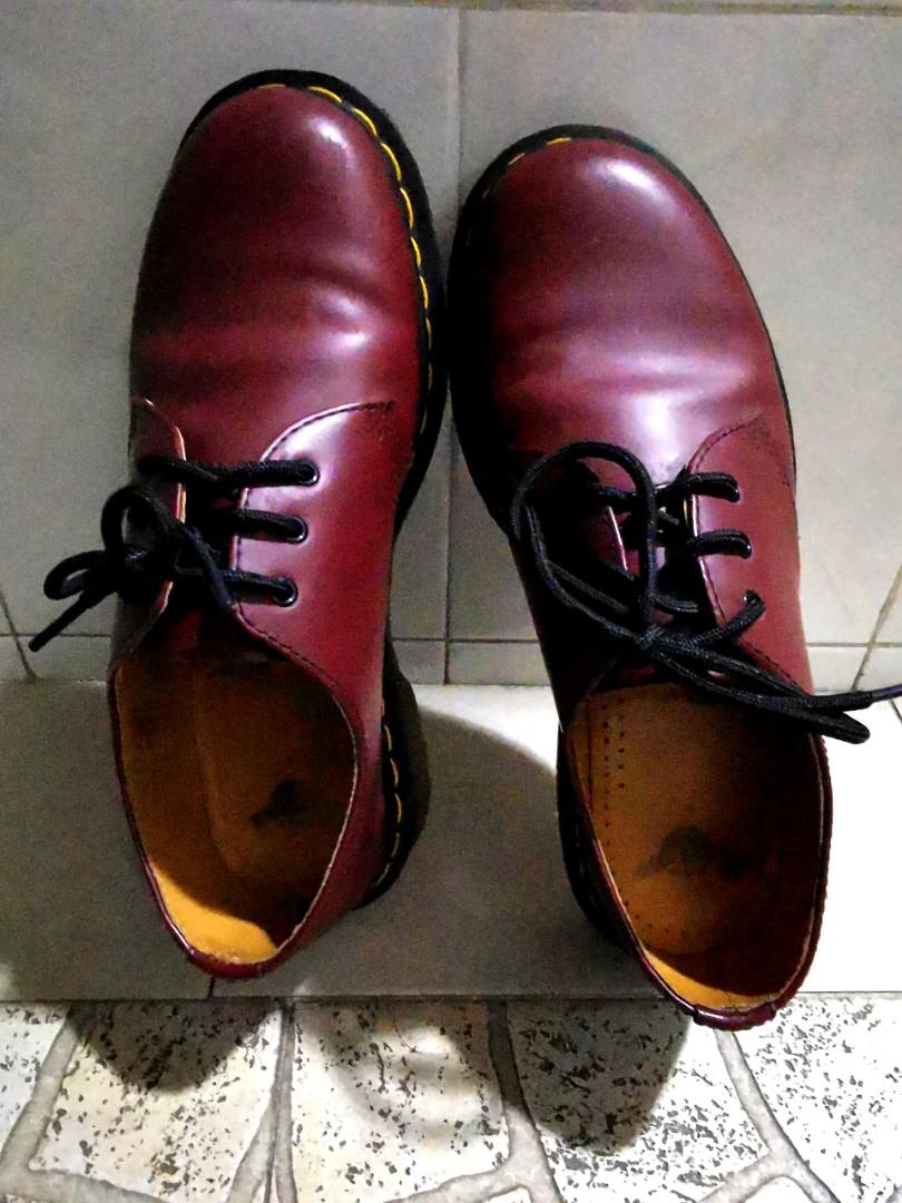Cherry red top dress shoes