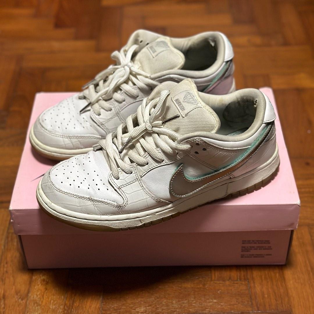 Brown diamond nike dunks clearance