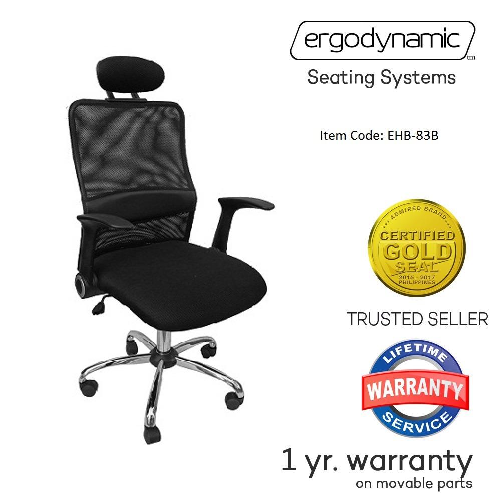 EHB83B Ergodynamic High Back KOREAN High End Mesh Office Chair