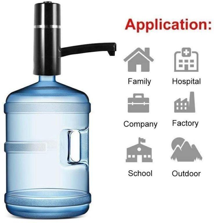 Electric Water Bottle Pump, USB Wireless Rechargeable Automatic