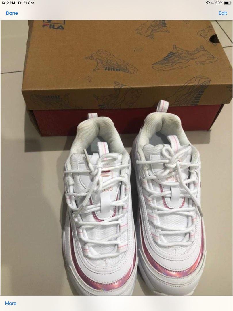 Fila ray pink prism sales