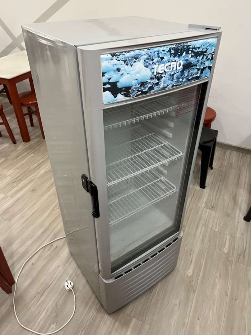 ★free deliver★tecno single one glass door display chiller fridge