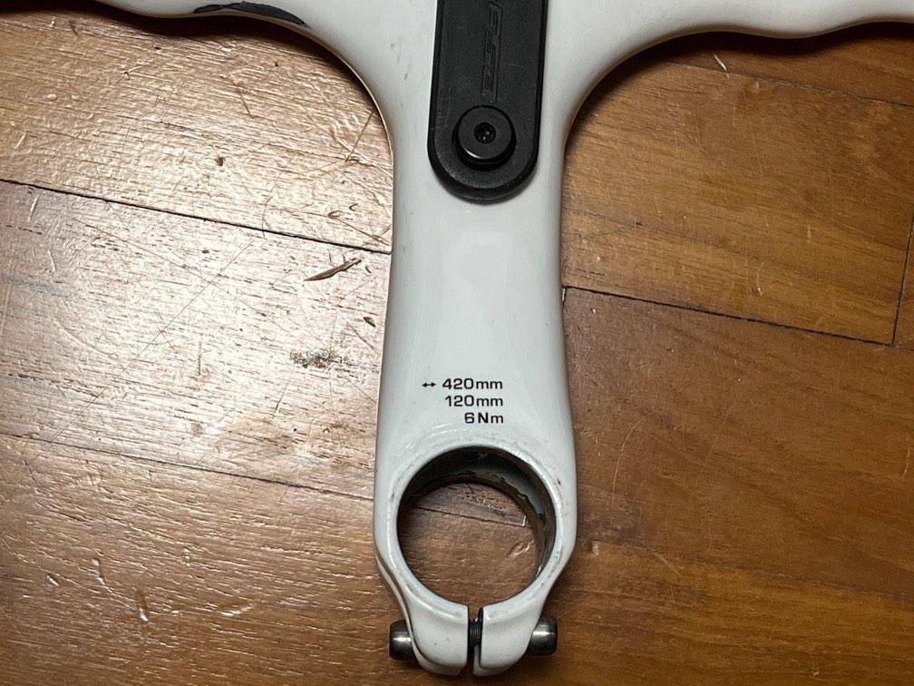 Fsa Plasma Carbon Integrated Handlebar Used FSA Plasma Carbon