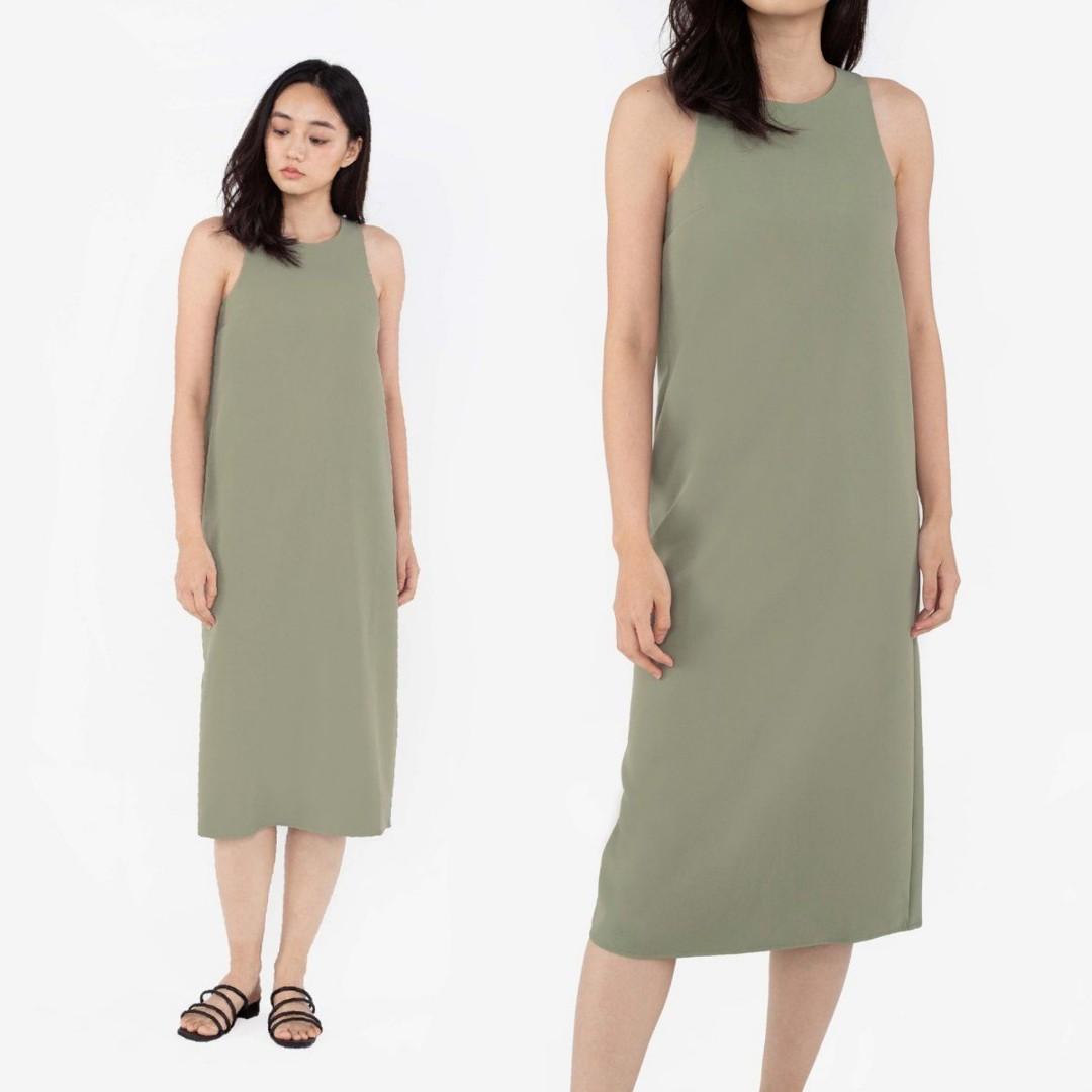 fto fromthereon melba dress in sage, Women's Fashion, Dresses & Sets, Dresses on Carousell