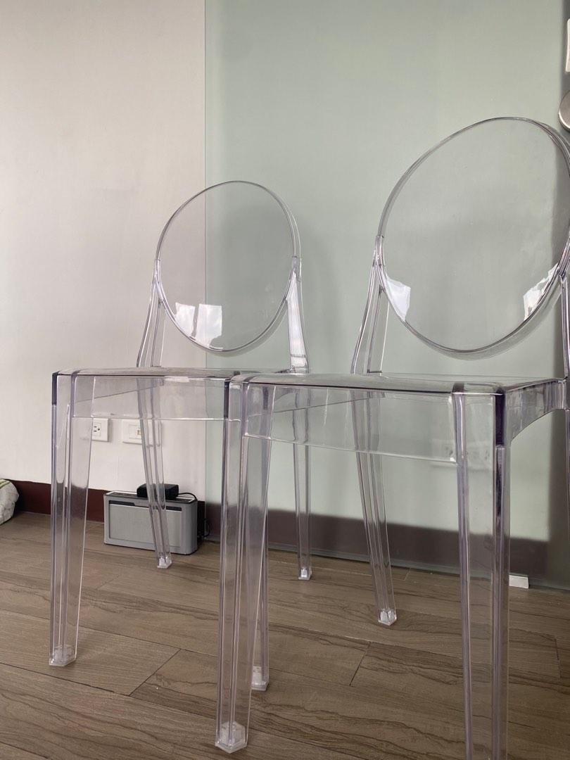 Furniture Source (Ikea) Ghost Chair Set (of 4), Furniture & Home Living