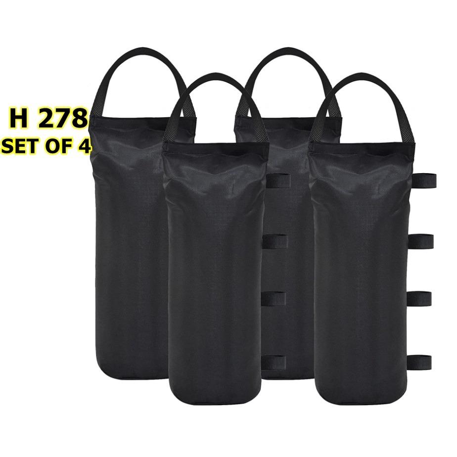 Gazebo Weights 4Pack Bag Sandbags with Long Velcro Belt for Any Stand