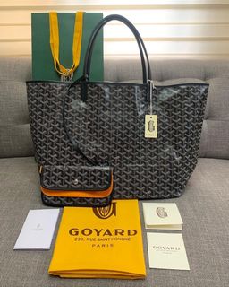 LN Goyard tote St Louis Black Noir PM not anjou artois flot bucket bag,  Luxury, Bags & Wallets on Carousell