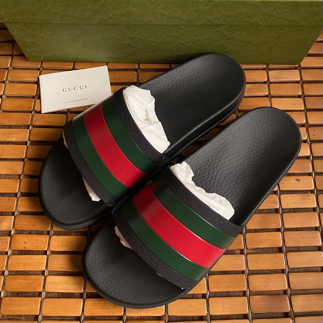 Gucci slides 2025 cheap mens