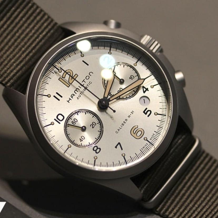 Hamilton Khaki Pilot Pioneer Auto Chrono