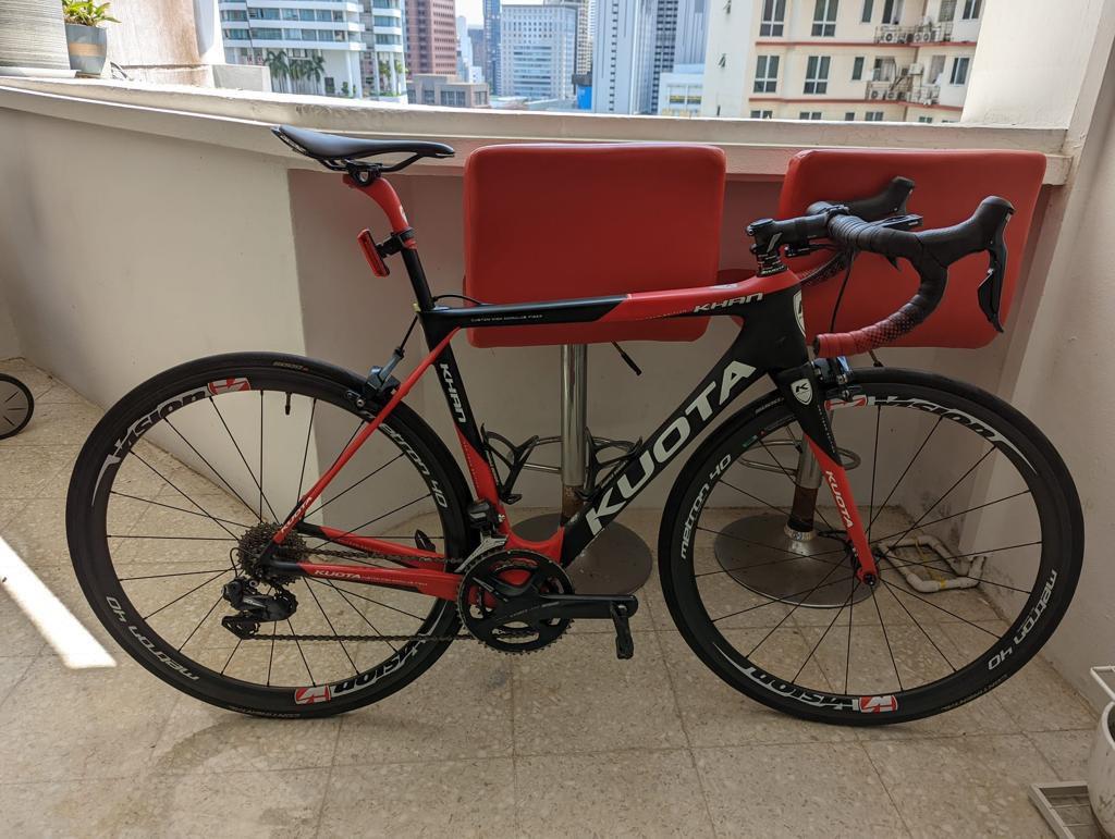 Heavily Upgraded road bike Kuota Khan Pro Team Edition 56 Sports Equipment Bicycles Parts Bicycles on Carousell