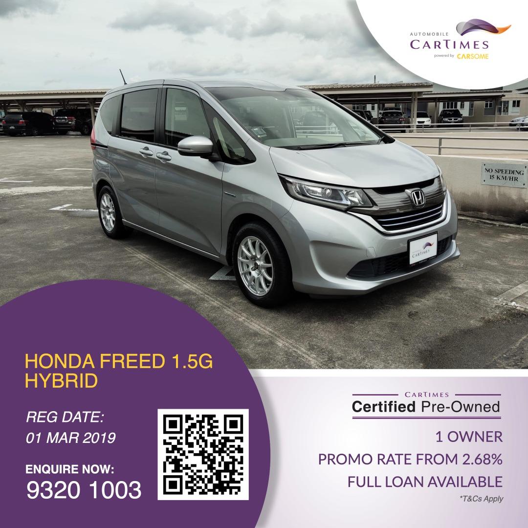 Honda freed hybrid 1 5 g 7 seater a cars used cars on carousell
