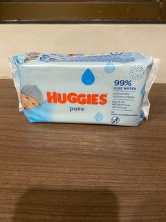 Huggies Pure Wipes made in UK (56 pieces) 