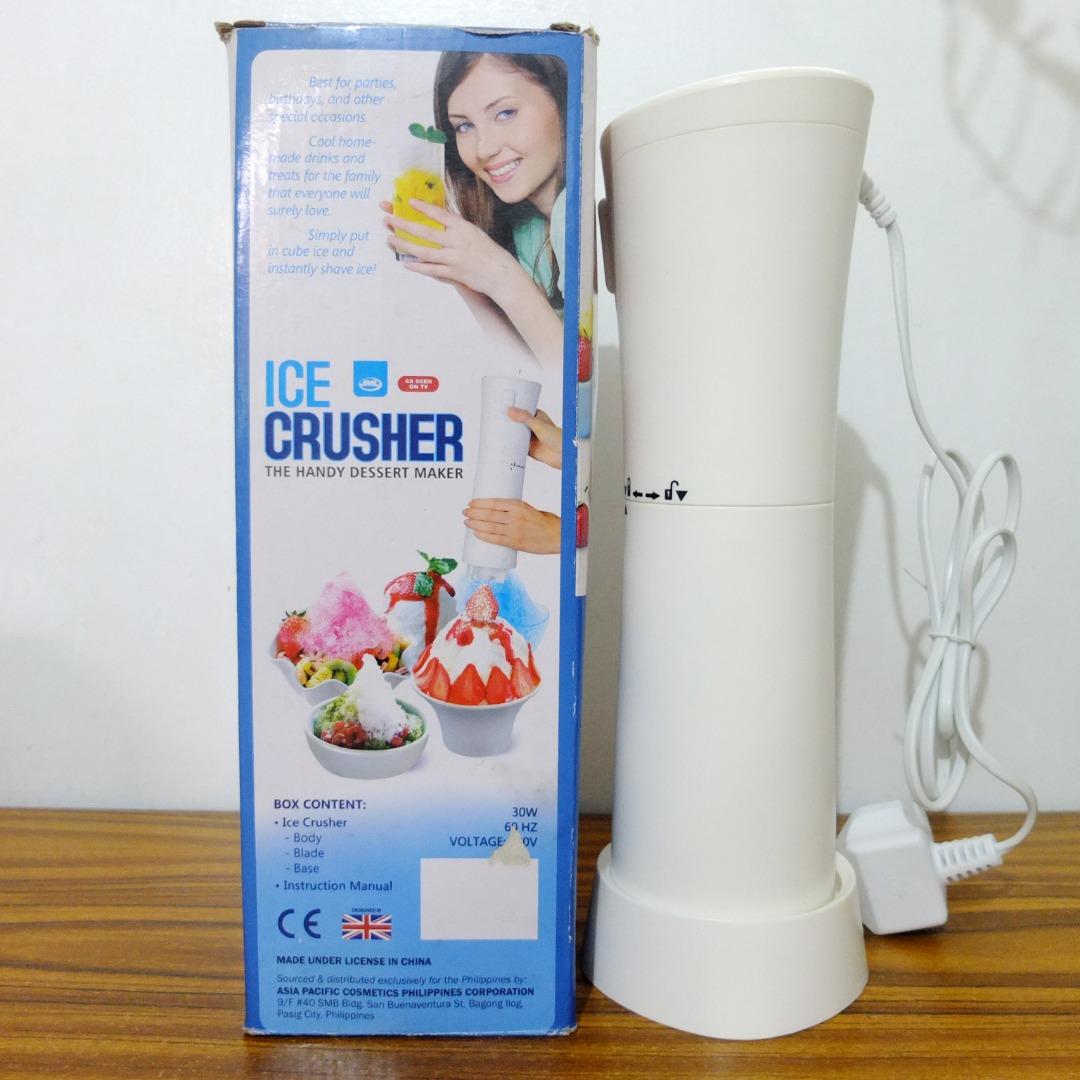 Ice Crusher Handheld Dessert Maker JML New Electric Smoothies Drinks