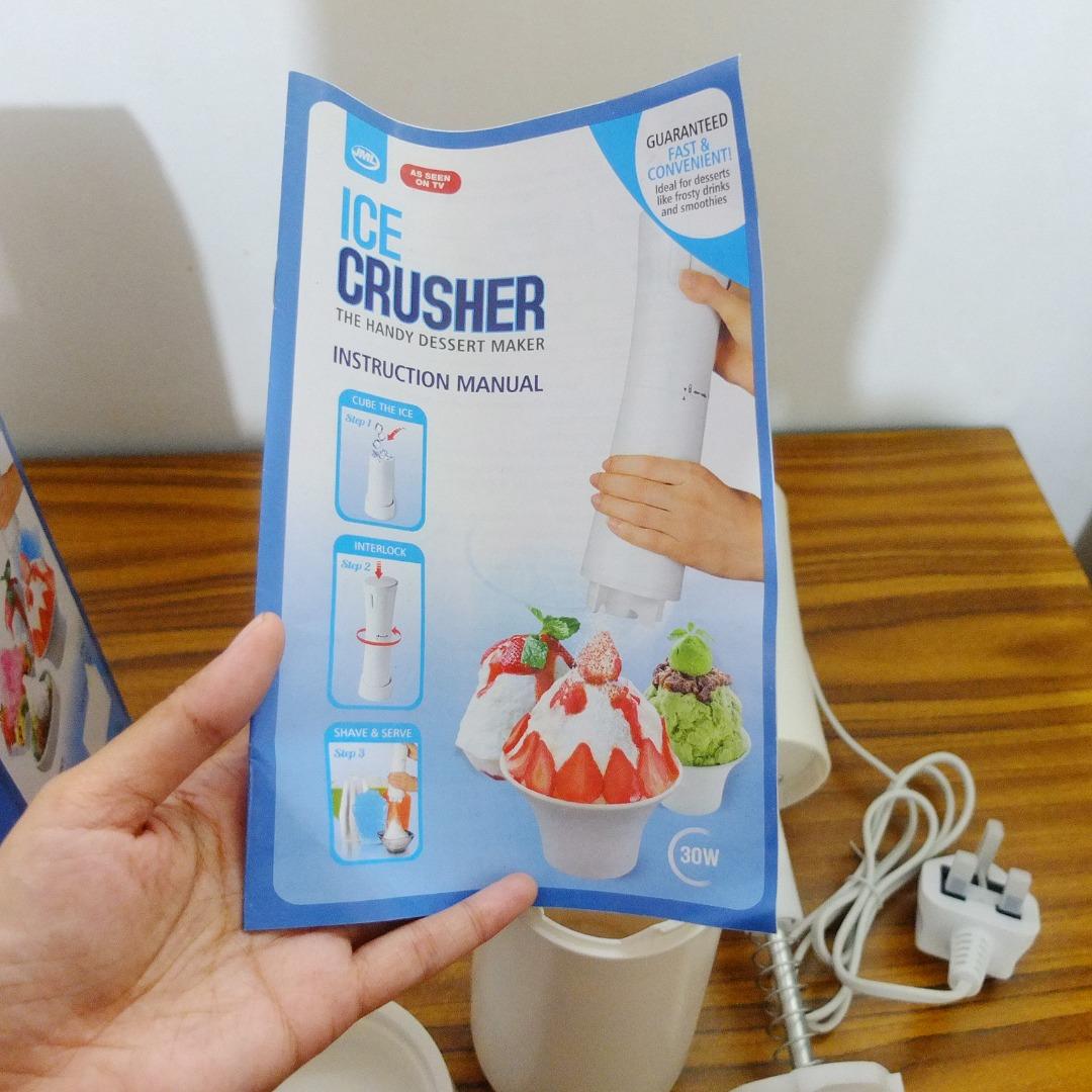 Ice Crusher Handheld Dessert Maker JML New Electric Smoothies Drinks