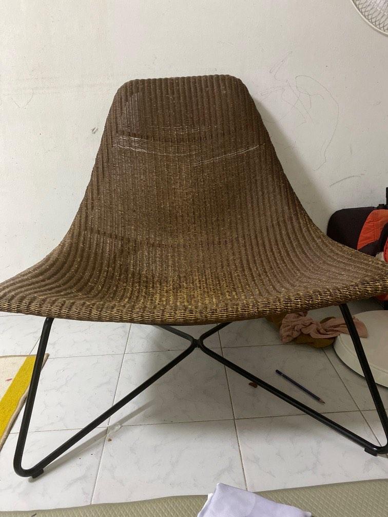 Ikea outdoor rattan chair, Furniture & Home Living, Furniture, Chairs