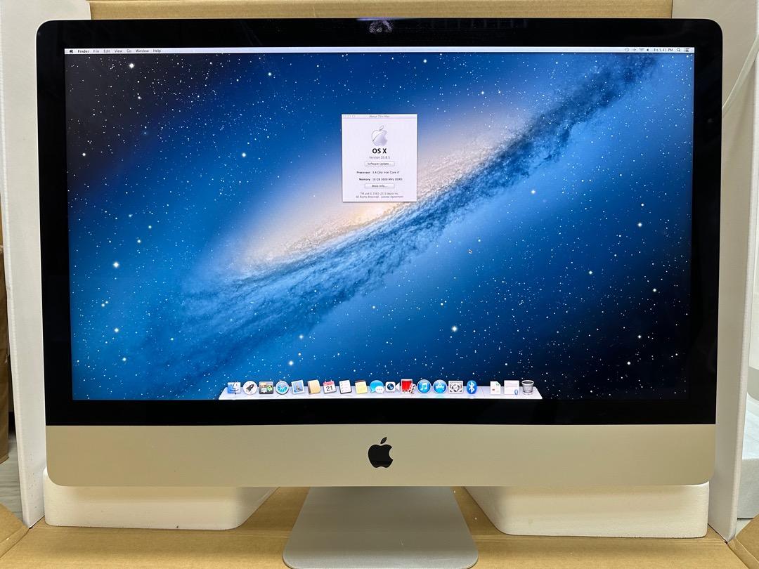 iMac 27-inch, Late 2012 3.4GHz Intel Core I7 16GB DDR3 90%新女仔用