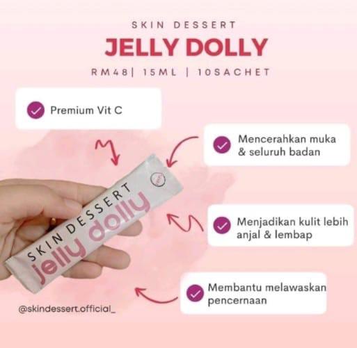 Jelly Dolly Skin Dessert, Food & Drinks, Packaged & Instant Food on