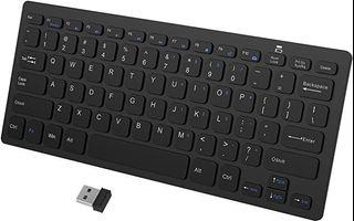JETech Ultra-Slim 2.4G Wireless Keyboard for Windows (#020)
