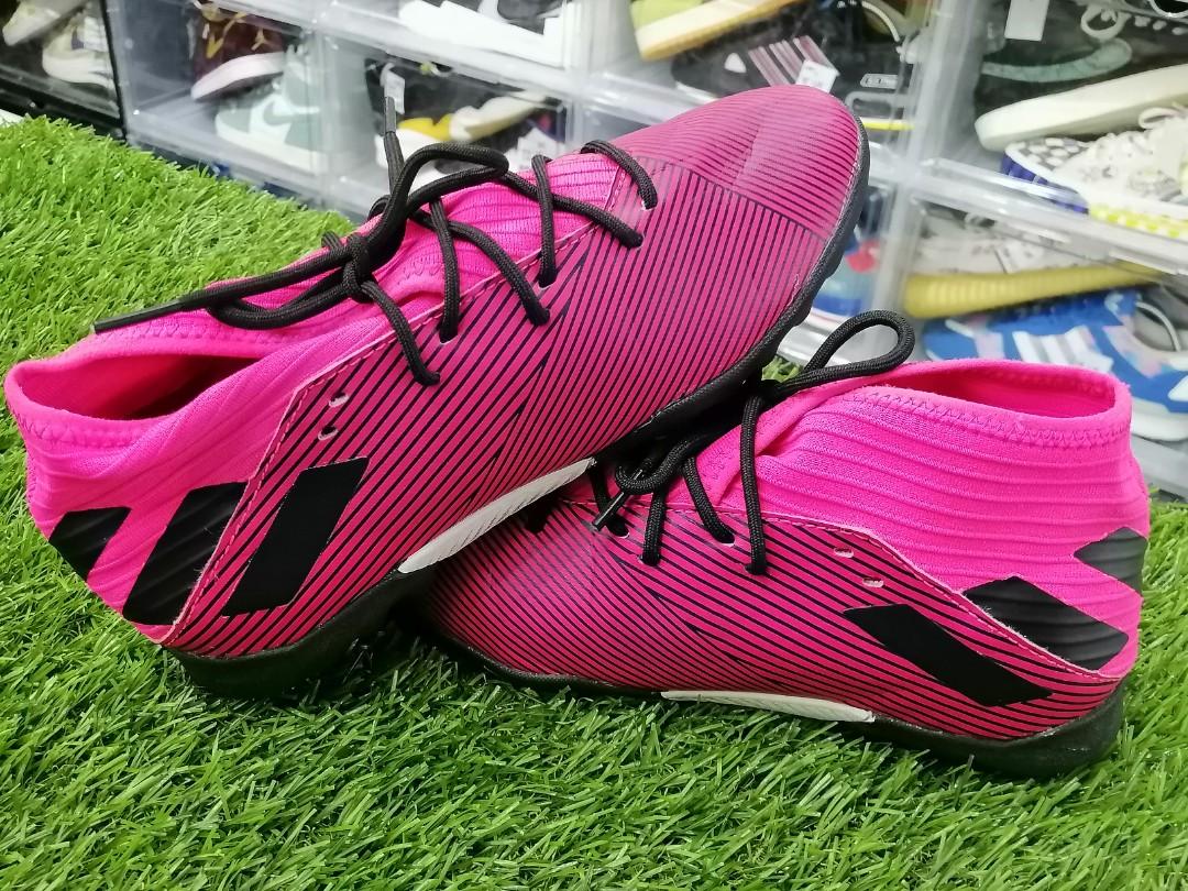 Kasut Futsal Budak Adidas Nemesis 22cm 35.5eur Sports Equipment Sports Games Racket Ball Sports on Carousell