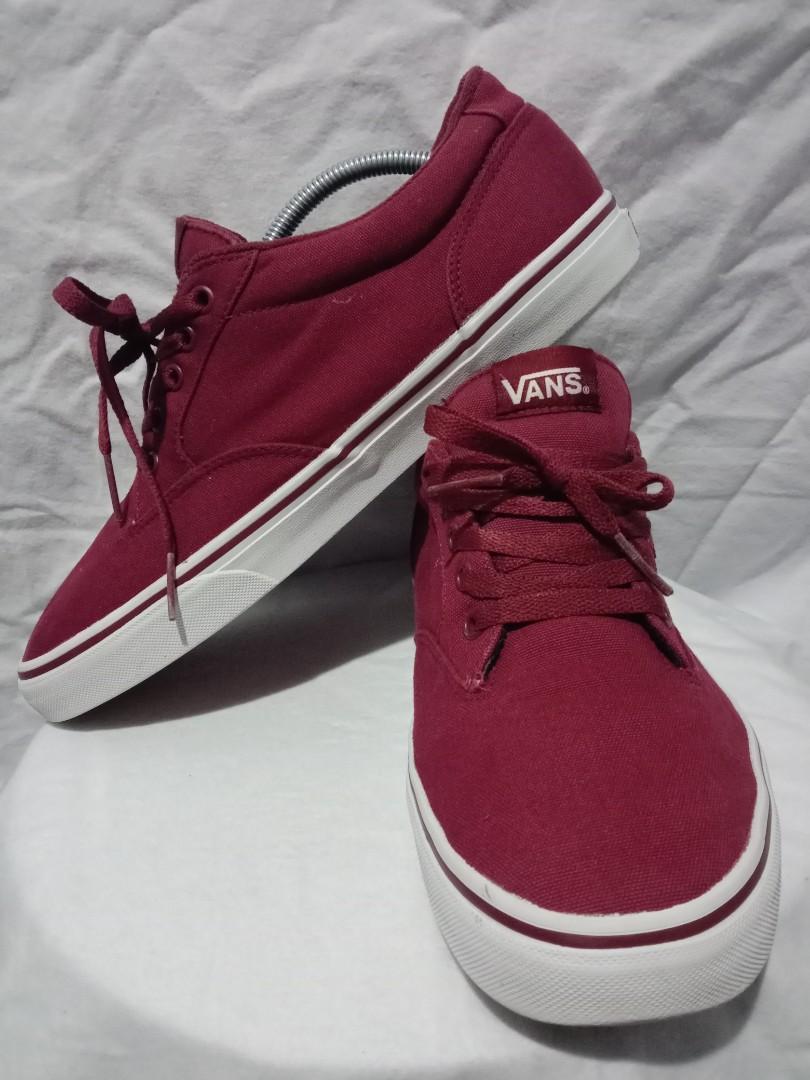 Kasut vans maroon discount