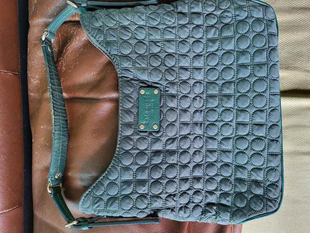 Dark green kate spade bag on sale