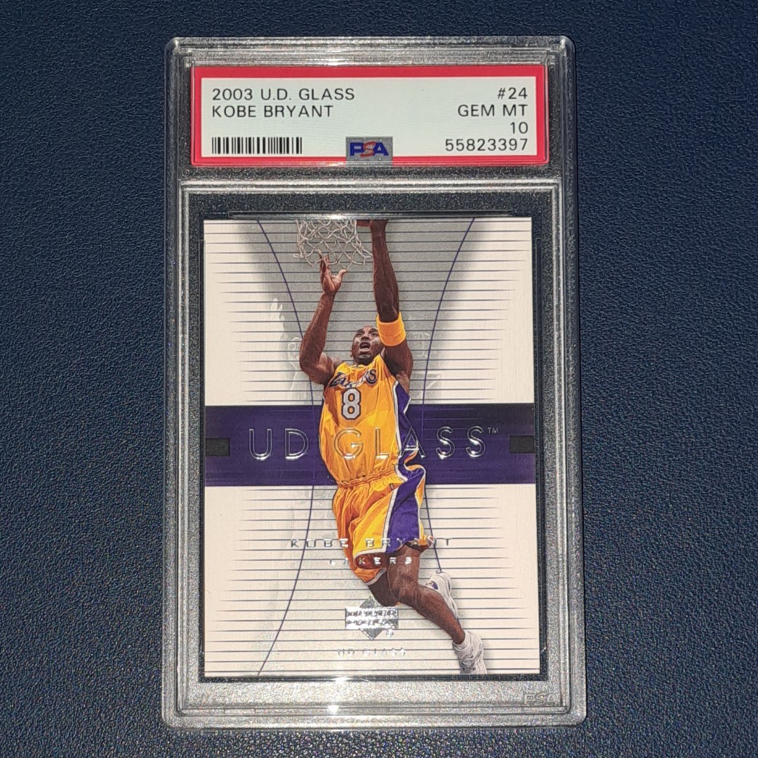 Kobe Bryant Upperdeck Glass 2003-04 Base #24 PSA10 NBA Cards