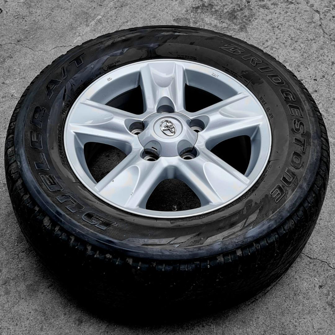 Lc79 LC100 LC200 18'' rims Mags Tires original toyota Bridgestone ...