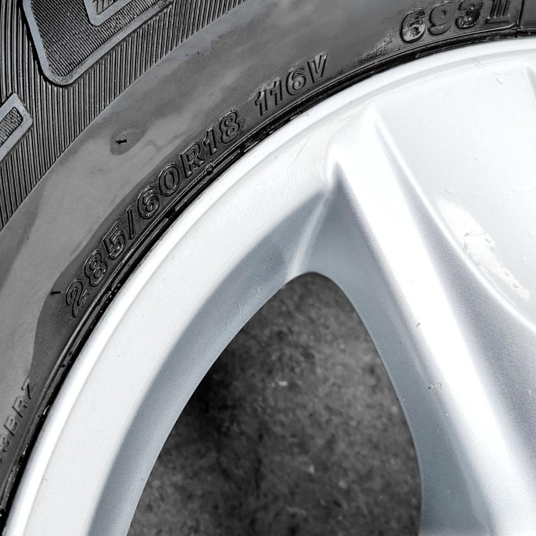 Lc79 LC100 LC200 18'' rims Mags Tires original toyota Bridgestone ...