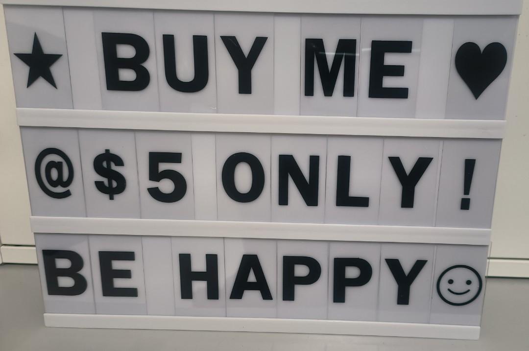 LED message light box, Hobbies & Toys, Stationery & Craft, Occasions