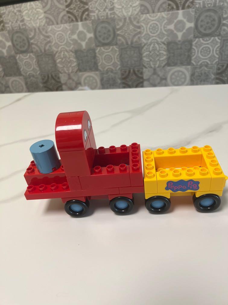 Peppa pig lego train clearance