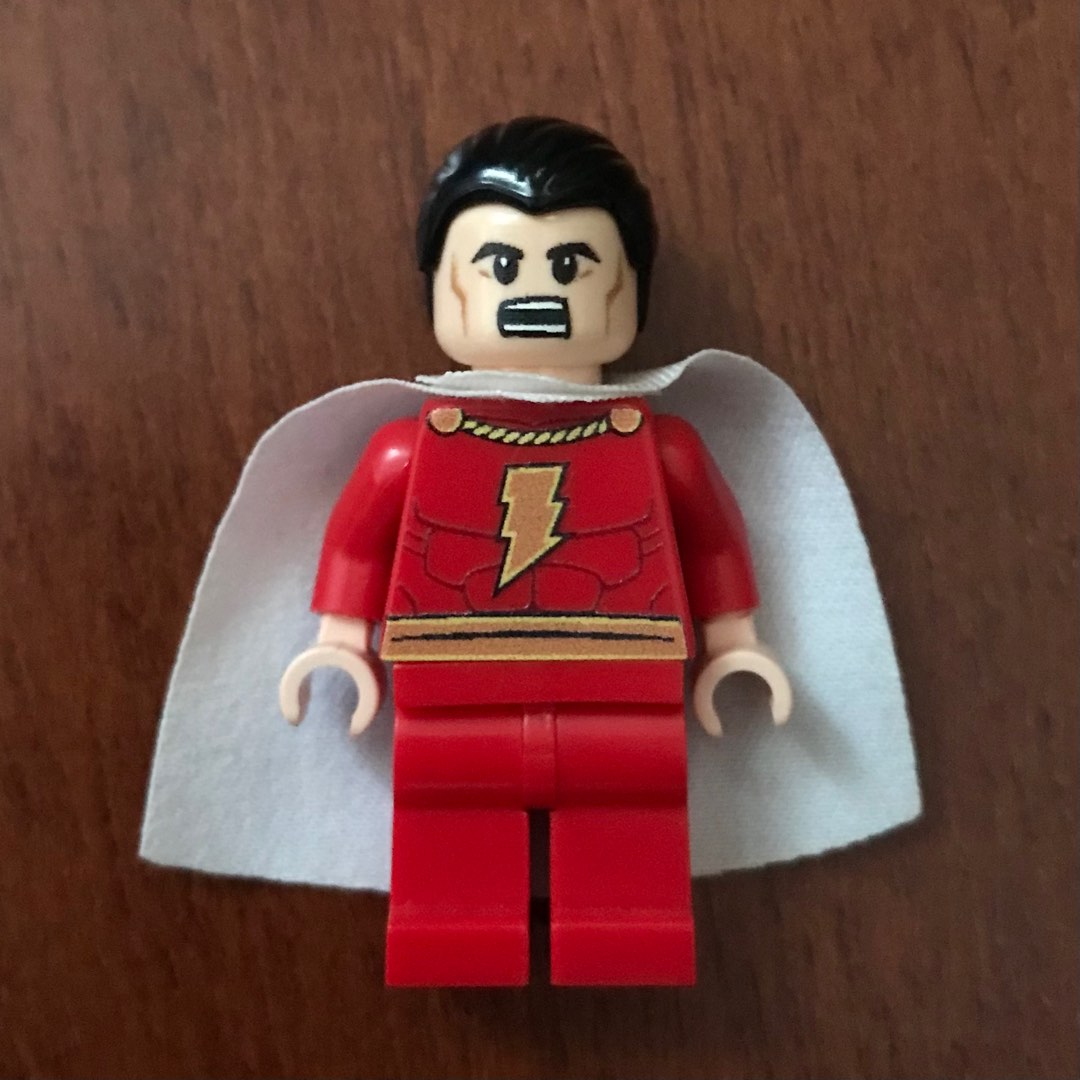 LEGO SHAZAM custom minifigure Hobbies Toys Toys Games on