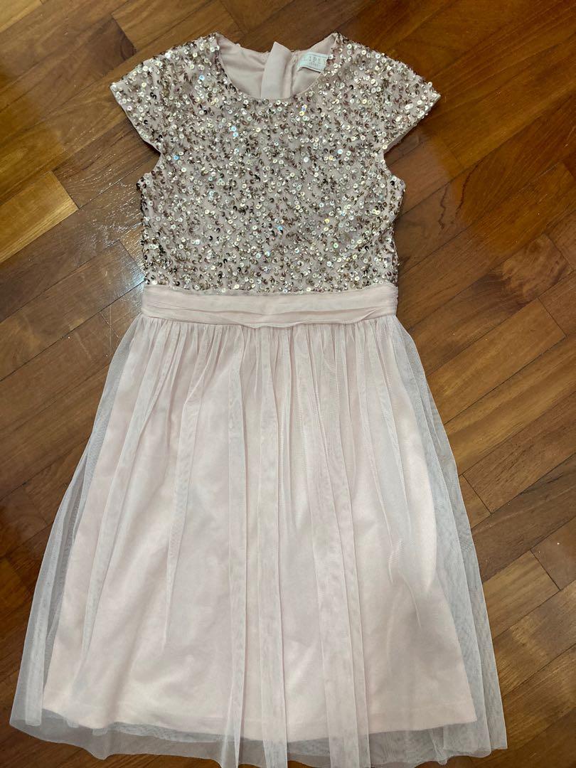 Lipsy Sequin Occasion Dress 8yrs Babies Kids Babies Kids
