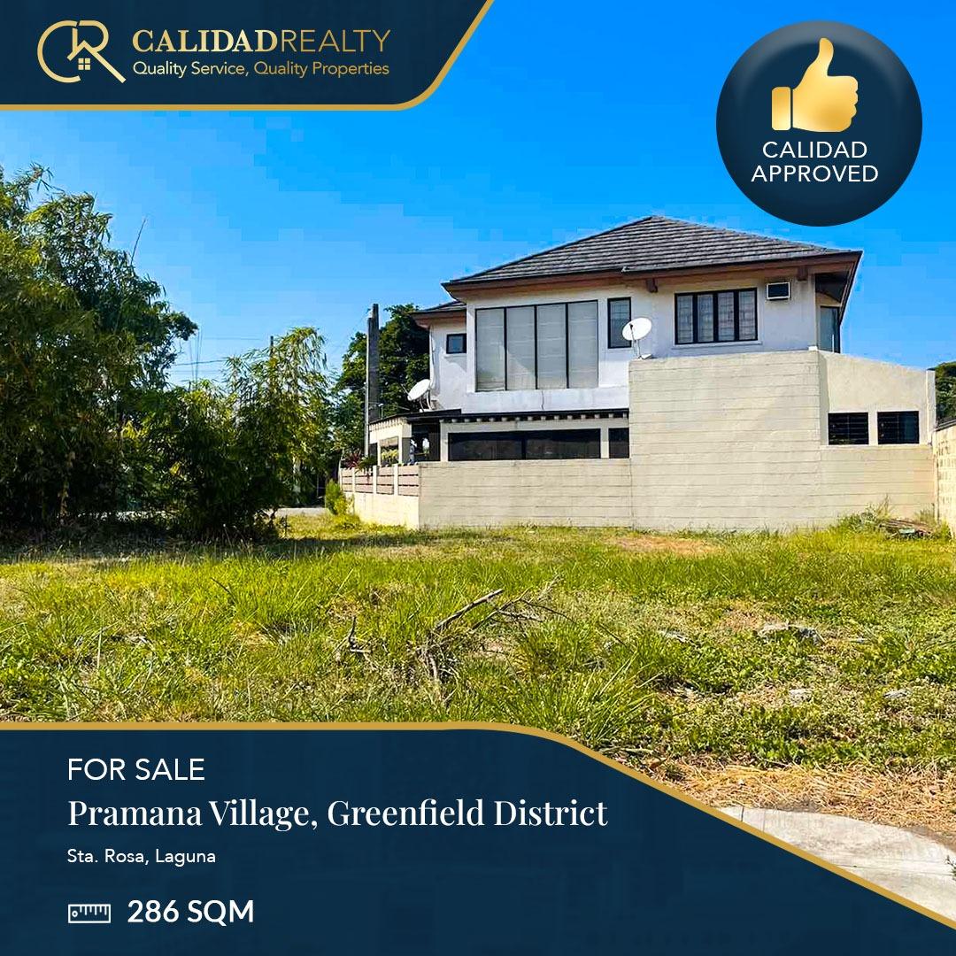 For Sale Residential Lot at Pramana Village, Santa Rosa, Laguna