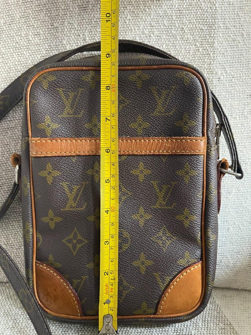 Louis Vuitton (LV) Danube Monogram Canvas (Authentic) (Category: Luxury Bags & Wallets) located in Quezon City. Submitted by marketbay (Listing ID 1191970338, Image 2). Description: Authentic Louis Vuitton Danouve Monogram Canvas no dustbag Preloved vintage - selling low! Minor flaws due to usage (bawal sa maarte) Actual and detailed photos posted.