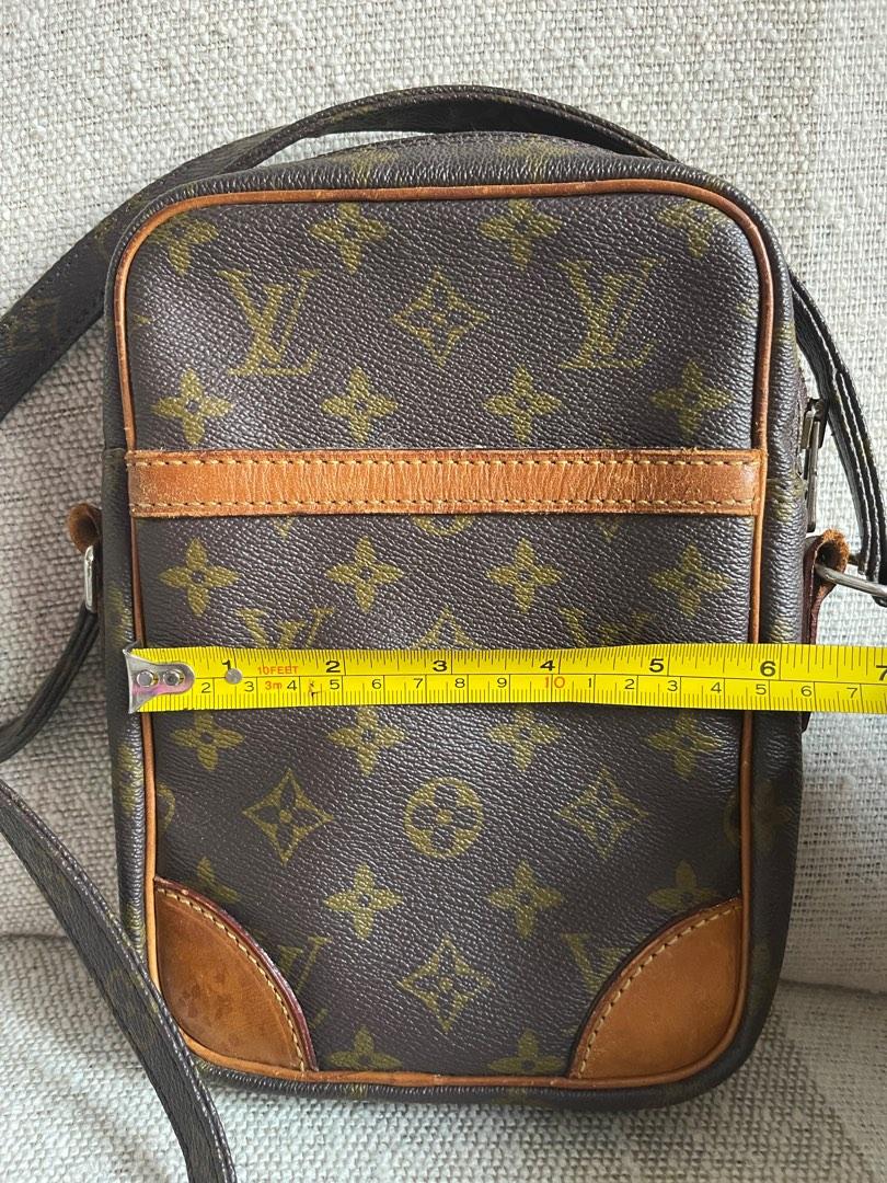 Louis Vuitton (LV) Danube Monogram Canvas (Authentic) (Category: Luxury Bags & Wallets) located in Quezon City. Submitted by marketbay (Listing ID 1191970338, Image 1). Description: Authentic Louis Vuitton Danouve Monogram Canvas no dustbag Preloved vintage - selling low! Minor flaws due to usage (bawal sa maarte) Actual and detailed photos posted.