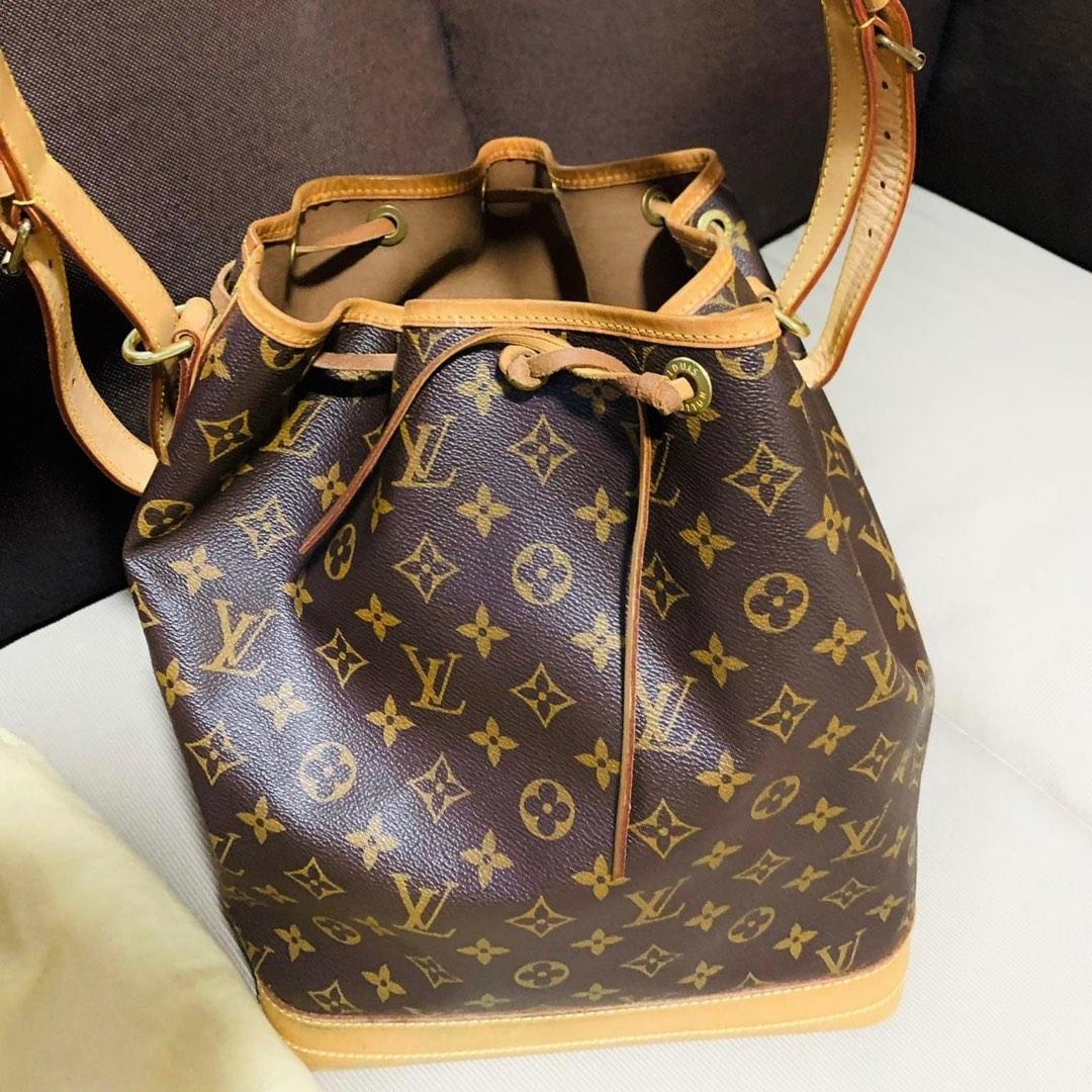 Louis Vuitton Monogram Petit Noe Shoulder Bag LV Bucket Bag (USED), Luxury,  Bags & Wallets on Carousell