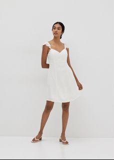 Love Bonito Kehlani Padded A-line Linen Dress