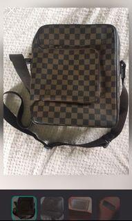 Preloved Louis Vuitton Damier Ebene Olav MM CA0054 080723