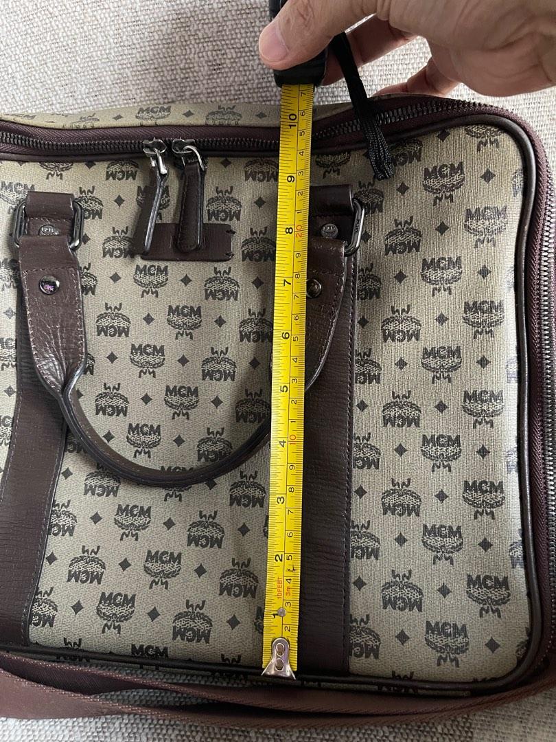 MCM Laptop Bag (Authentic), Luxury, Bags & Wallets on Carousell