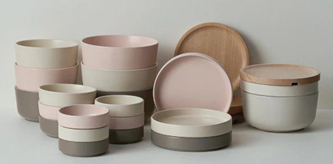 Modori Ceramic Modular Dish Set, Furniture & Home Living, Kitchenware ...