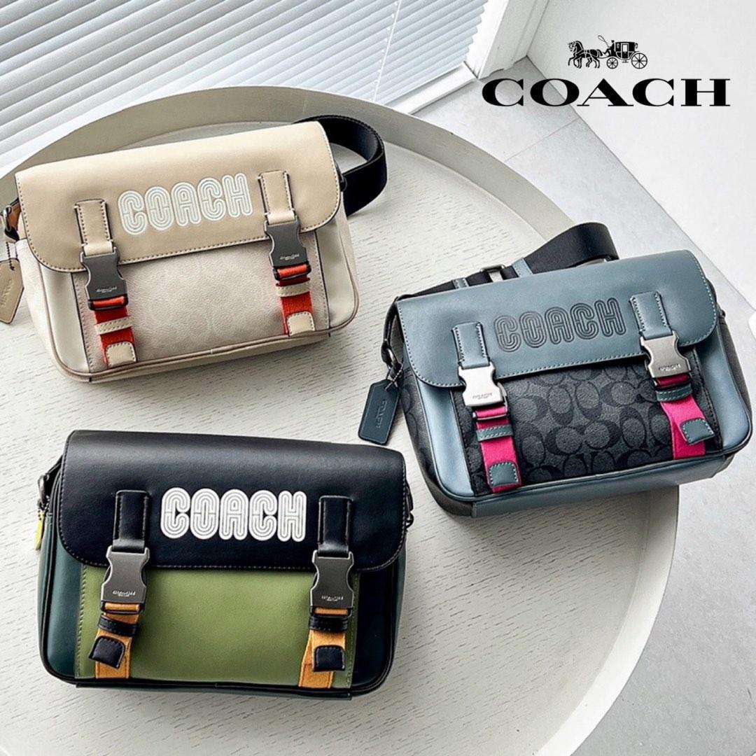 Coach mens crossbody messenger bag sales