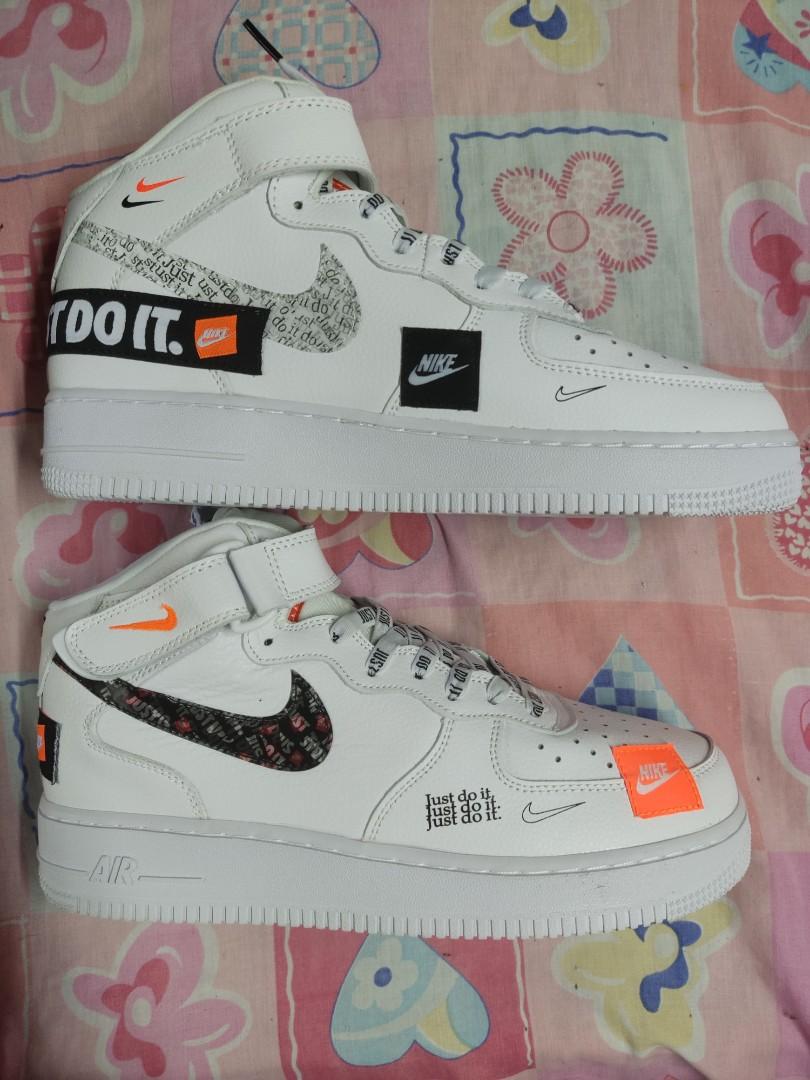 Air force 1 clearance mid just do it