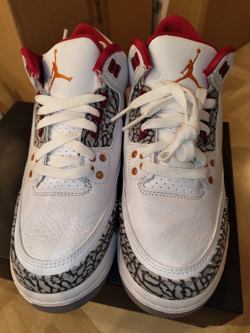 Nike air jordan hot sale 3 red