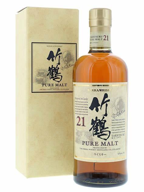 Nikka Taketsuru 21 Pure Malt Whisky 700ml 43% 竹鶴21年單一麥芽